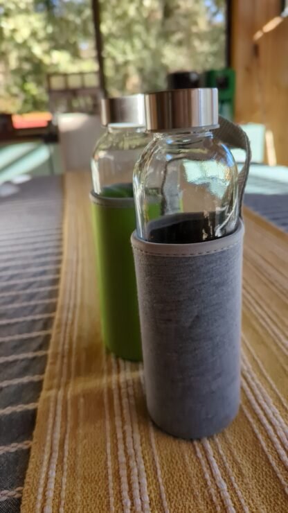 glass drinking bottle